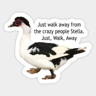 Crazy People Sticker